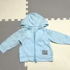 80cm パーカー　水色