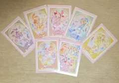 おジャ魔女どれみ台紙付イラストポートレート7枚セット