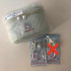 メゾピアノ 一番くじ バニティポシェット アクリルチャーム ブルー