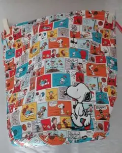 最終値下げ　スヌーピー コミック柄 ランドリーバスケット