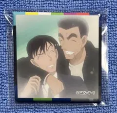 名探偵コナン展 TVアニメ放送30周年記念 スクエア缶バッジ 佐藤 美和子