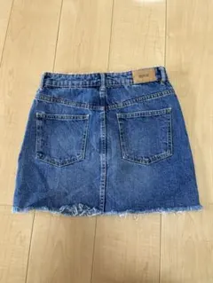 デニムスカート　ショートスカート