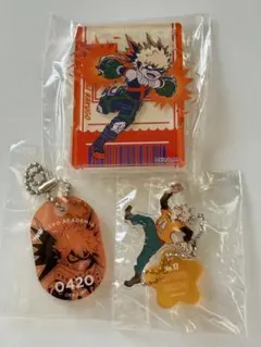 僕のヒーローアカデミア 爆豪勝己 アクリルキーホルダー 3個セット