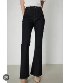 moussy デニムフレアパンツ