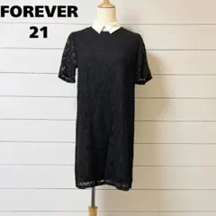 FOREVER 21 レース 半袖 ミニワンピース