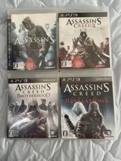 【動作未確認】PS3 アサシンクリード作品まとめ売り
