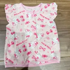 ハローキティ ベビーベスト ピンク 49-55cm