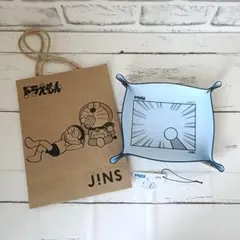 JINS ドラえもん コラボ レザートレイ 小物入れ 眼鏡置き 卓上トレイのサムネイル