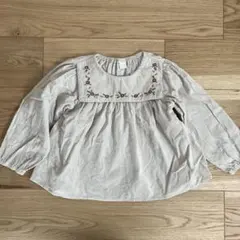 美品☆tete a tete 刺繍入り長袖ブラウス 120