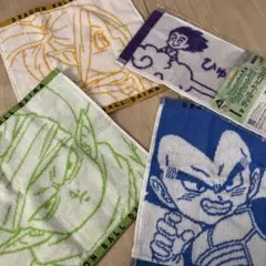 DRAGON BALL ドラゴンボール 一番くじ ジャガードタオル 4枚 セット