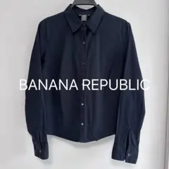 BANANA REPUBLIC ネイビー 長袖シャツ レディース Lサイズのサムネイル