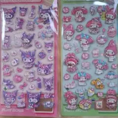 ☆2 クロミ マイメロ ウォーターシール 2シ枚セット