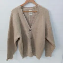 最終値下◎12.8◎S542P◎カスタネ◎カーディガン◎ニット◎ベージュ◎F