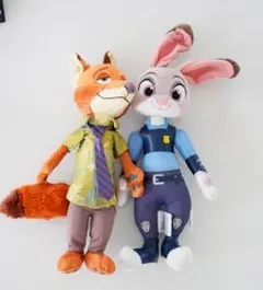 ズートピア Mぬいぐるみ ジュディ&ニック　警察コスチューム 警察官姿のニック＆ジュディ！東京ディズニーランド『ズートピア』ペア