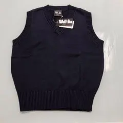 W&B ウェルビー　スクールベスト　Vベスト　ネイビー　120cm