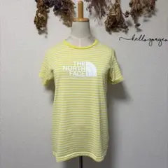 新品 THE NORTH FACE 半袖 Tシャツ ボーダー イエローのサムネイル