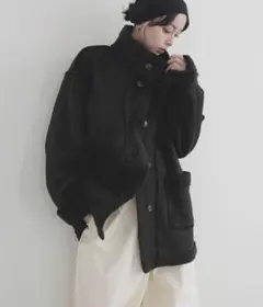 【未使用新品】LIANムートンボアミドルコート