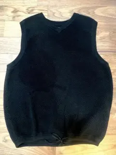BEAMS 黒 ニット ベスト M