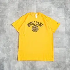 デッドストック 80s champion NOTRE DAME プリントTシャツ