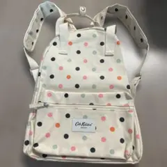 Cath Kidston 水玉模様 リュック 可愛い 丈夫 バックパックのサムネイル