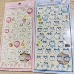 ちいかわ&ハチワレ　ボンボンドロップシール　2枚