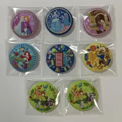 ディズニー　刺繍缶バッジ　8個セット