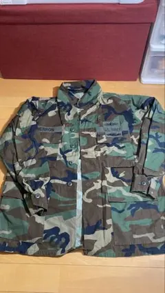US NAVY 迷彩コート LARGE-REGULAR NO.1