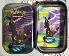 海外限定】 ポケモンカード tin 缶 ブラッキー - メルカリ