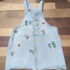 デニムジャンパースカート　ベビー服