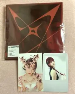 LESSERAFIM ウンチェ トレカ CRAZY コンパクト盤 ステッカー