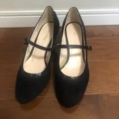 未使用パンプス 黒