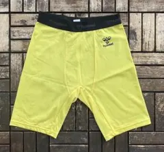 hummel ヒュンメル パワータイツ インナースパッツ XOサイズ イエロー