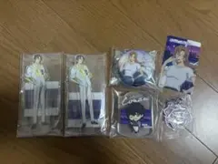 コナンラッキーくじ萩原研二アクスタ2点松田陣平アクリルブロック萩原千速缶バッチ