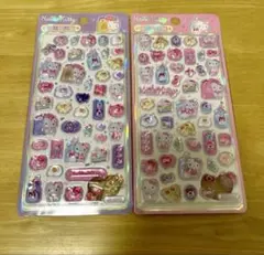 海外限定正規品　キティライセンス有 ボンボンドロップシール　2枚セット