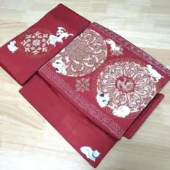 浮世絵猫♥1点物♥二部式作り帯♥付け帯♥リメイク♥早い者勝ち♥胴回りデザインあり
