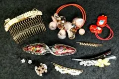 最終値下げ！バレッタ パールコーム他 ヘアアクセサリー ９点 #1577-105