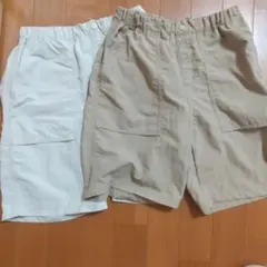 ユニクロ ギアショートパンツ水陸両用 150 2枚