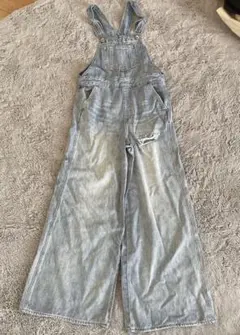 GYDA ライトブルー デニムサロペット