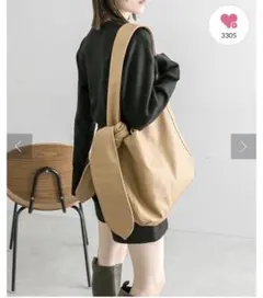 mystic ベージュ ノットハンドルトートバッグのサムネイル