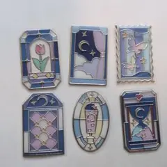 ステンドグラス風 ステッカー ⑥