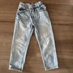 ZARA デニムパンツ サイズ6（116cm）、黒長ズボン　120cmセット