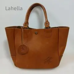 ラヘラ Lahella レザー 本革トートバッグ ブラウン - メルカリ