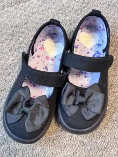 anyFAMフォーマルシューズ_20.0cm中古_黒いリボン付き