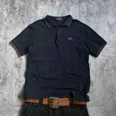 FRED PERRY black polo shirts M1201 swagのサムネイル