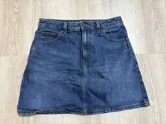 GU デニムミニスカート バックポケット付き