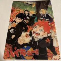 【値下げ中】ハイキュー 烏野 原画下敷き ジャンプショップ