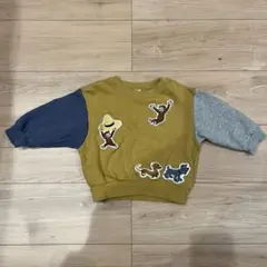 プティマイン　おさるのジョージトレーナー　80cm