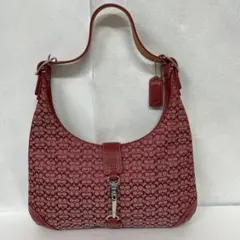 COACH コーチ ワンショルダー バッグ シグネチャー ライトブラウン