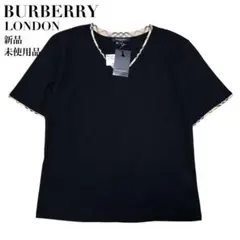 【新品・未使用品】バーバリーロンドン Tシャツ カットソー ノヴァチェック 黒