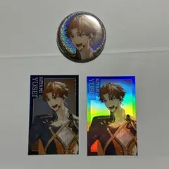 にじさんじ 北見遊征 缶バッジ チェキ風カード